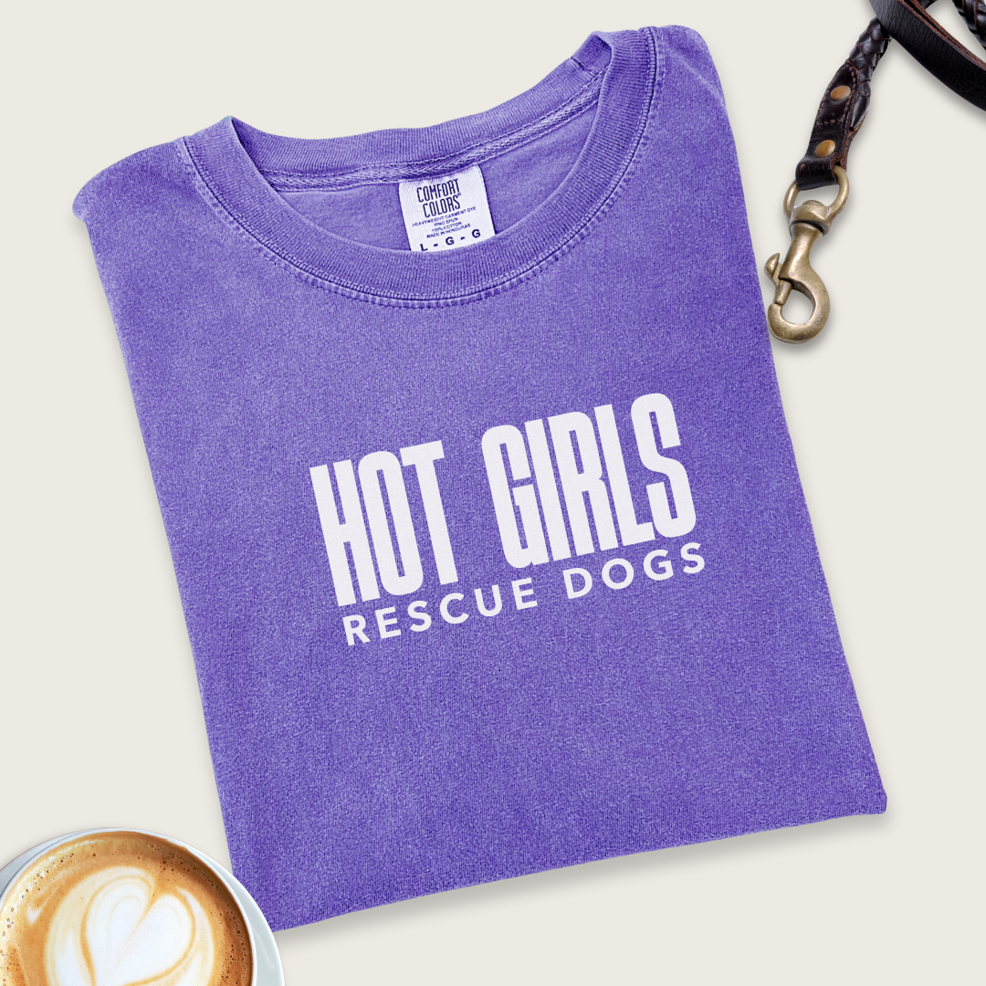 Hot girls rescue dogs T-shirt