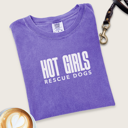 Hot girls rescue dogs T-shirt