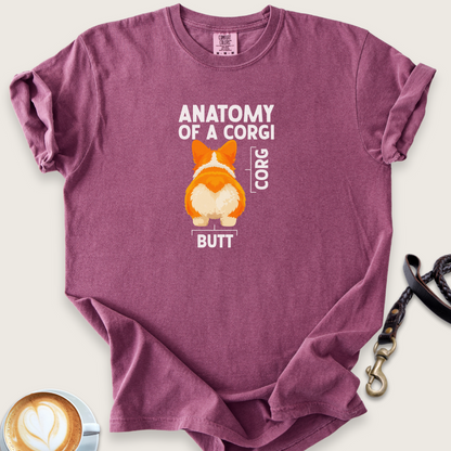 Anatomy of a corgi T-shirt