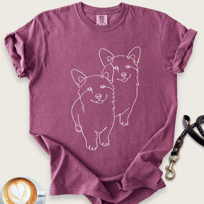 Corgi Pair T-shirt