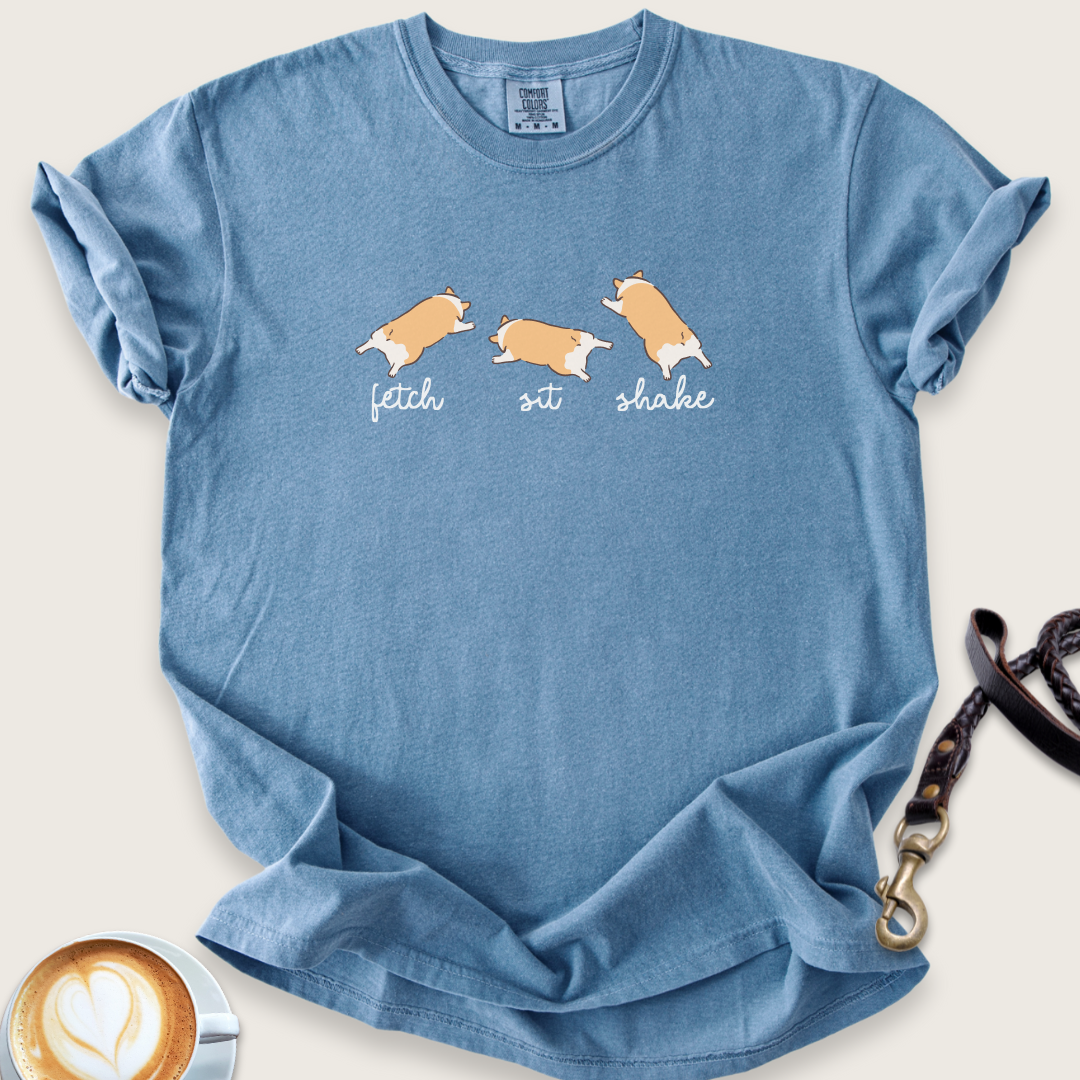 Fetch, sit, shakeT-shirt