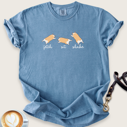 Fetch, sit, shakeT-shirt