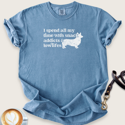 Snack addicts & lowlifes T-shirt