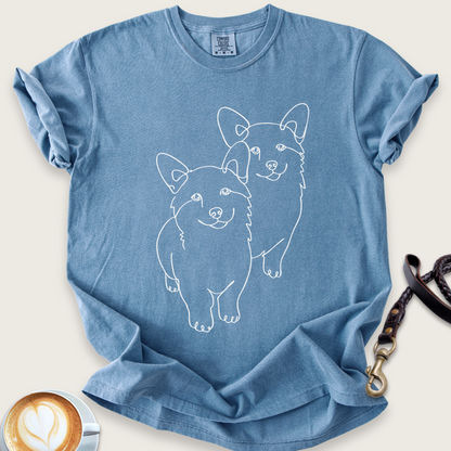 Corgi Pair T-shirt