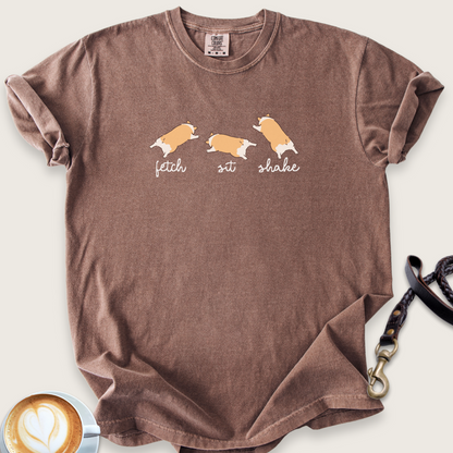 Fetch, sit, shakeT-shirt