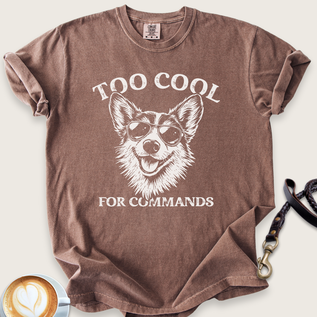 Too cool for commands T-shirt