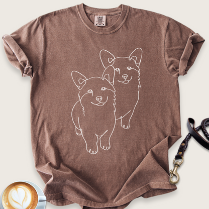 Corgi Pair T-shirt
