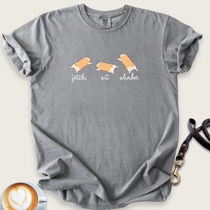 Fetch, sit, shakeT-shirt