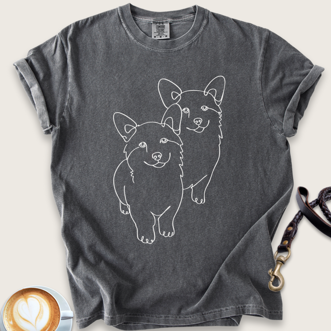 Corgi Pair T-shirt