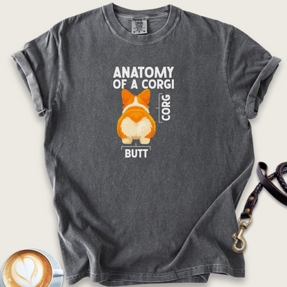 Anatomy of a corgi T-shirt