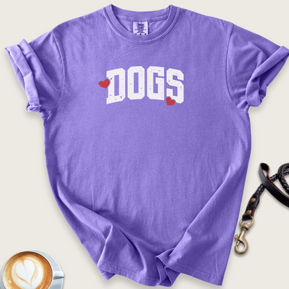 Dogs with hearts T-shirt