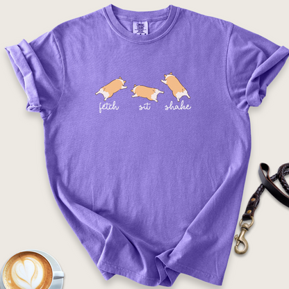 Fetch, sit, shakeT-shirt