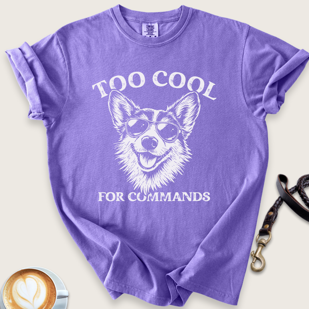 Too cool for commands T-shirt
