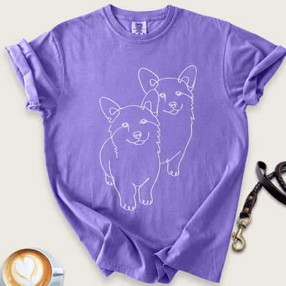 Corgi Pair T-shirt