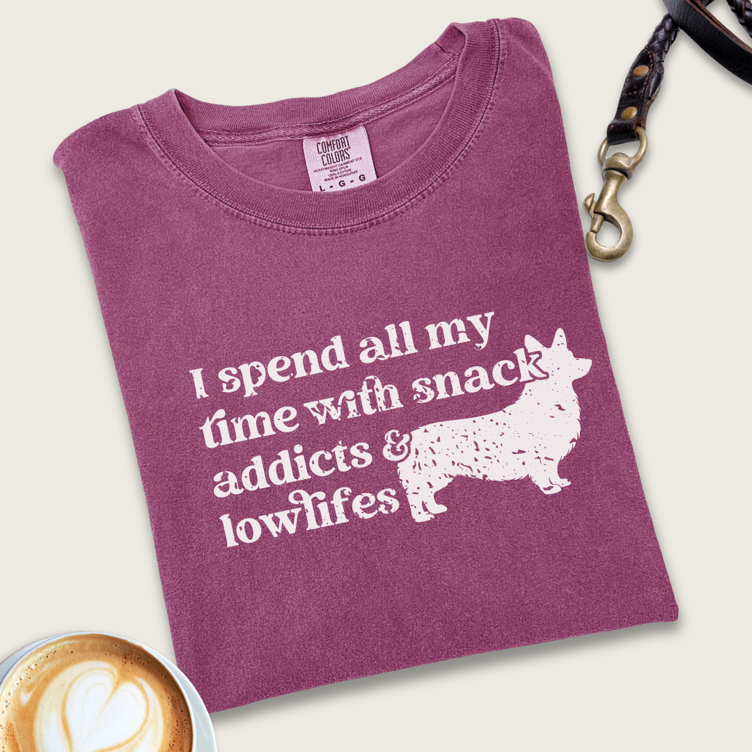 Snack addicts & lowlifes T-shirt