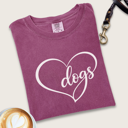 Heart dogs T-shirt