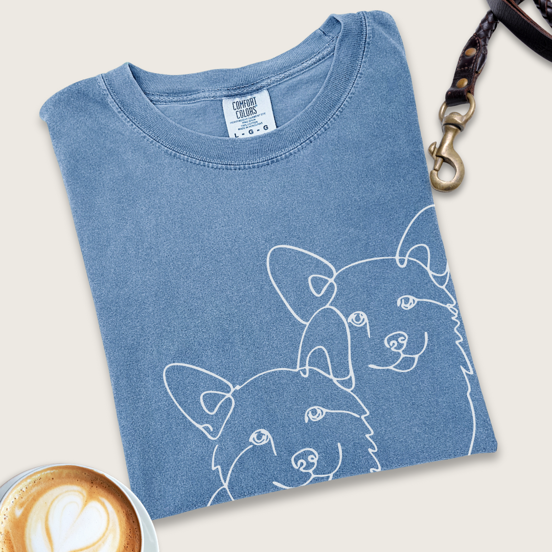 Corgi Pair T-shirt