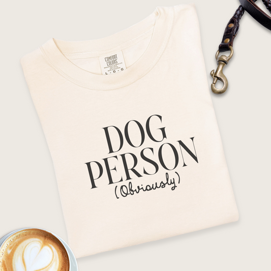 Dog person (Obviously) T-shirt