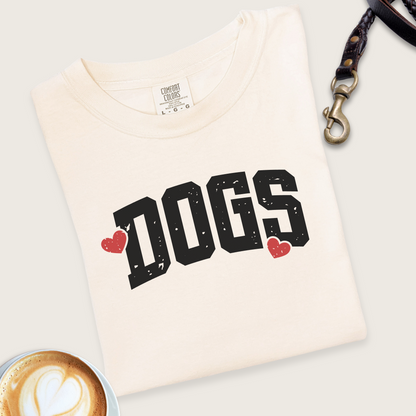 Dogs with hearts T-shirt