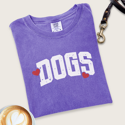 Dogs with hearts T-shirt
