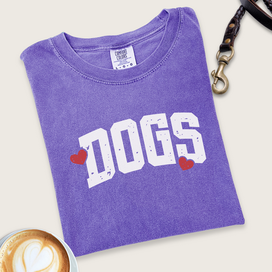 Dogs with hearts T-shirt