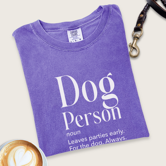Dog person definition T-shirt